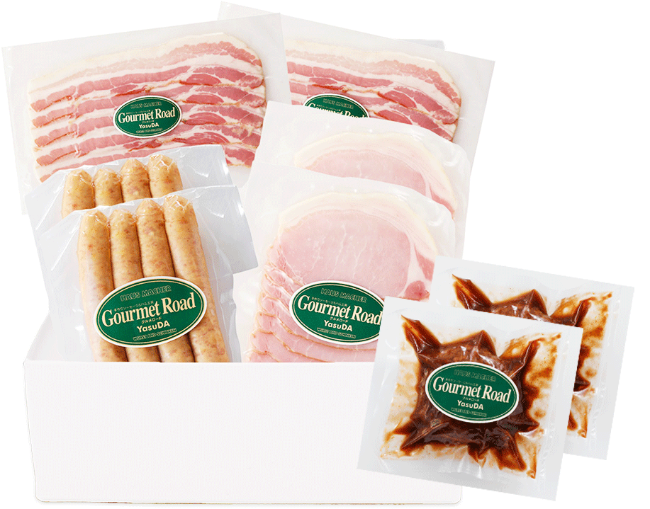 7月10日まで！チラシ限定【冷凍】ホテル朝食セット+煮込み牛タンハンバーグ2個付き　※箱付き　※お一人様一回一セット限り